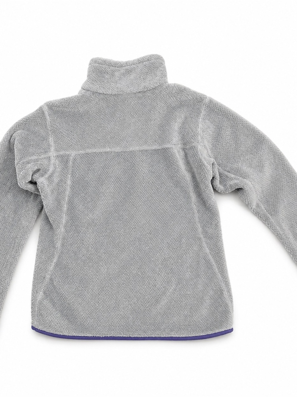 Patagonia Women's Fleece Pullover purple hiking sweater outdoor Snap T Style - Picture 3 of 10